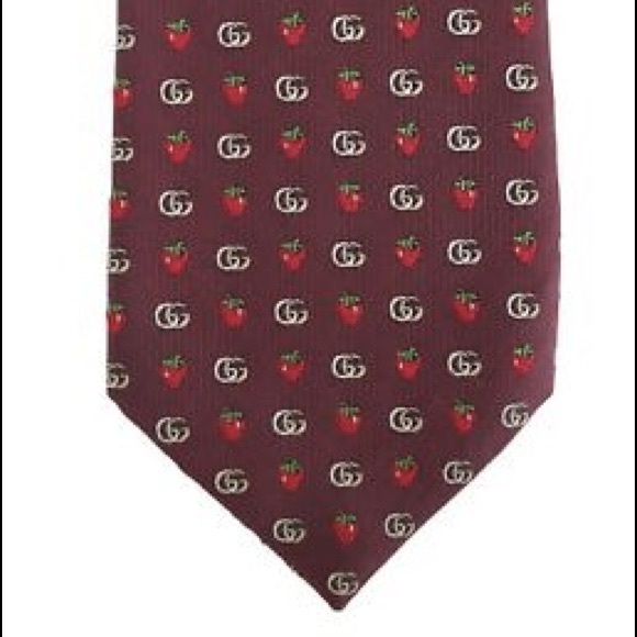 Authentic BNWT Gucci Running Fraise Tie - Picture 12 of 12